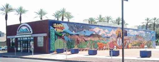 Valley Youth Theatre downtown Phoenix with mural