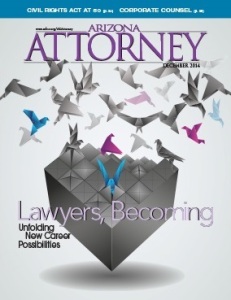 Arizona Attorney December 2014 cover