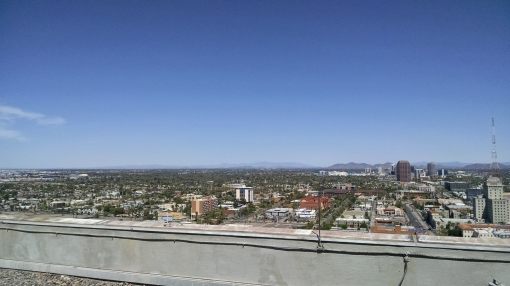 View from the roof of 111 W. Monroe, Phoenix