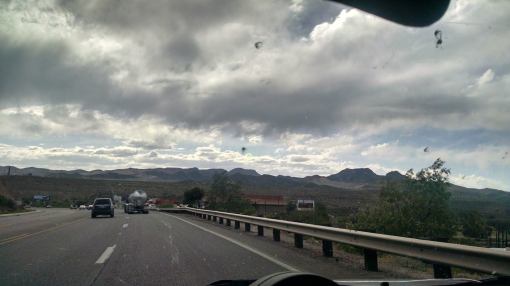 Road headed out of Globe, Ariz.